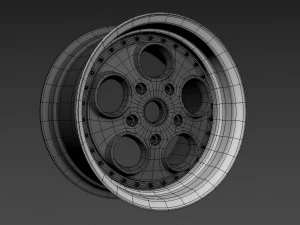 Autostrada monza custom wheel 3D Model