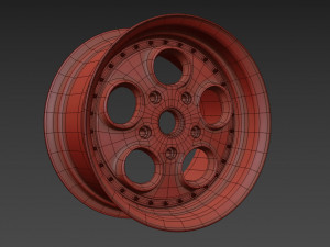 Autostrada monza custom wheel 3D Model