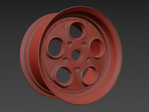 Autostrada monza custom wheel 3D Model