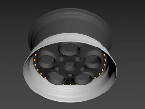Autostrada monza custom wheel 3D Model