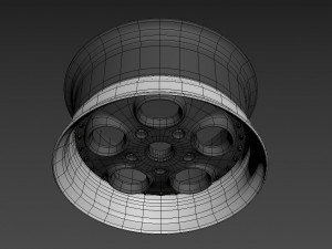 Autostrada monza custom wheel 3D Model
