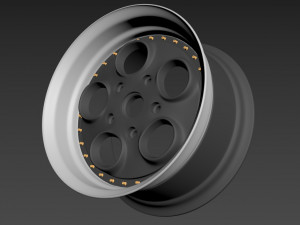 Autostrada monza custom wheel 3D Model