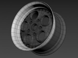 Autostrada monza custom wheel 3D Model