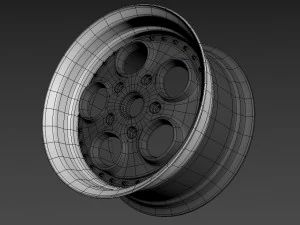 Autostrada monza custom wheel 3D Model