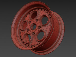 Autostrada monza custom wheel 3D Model