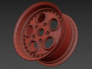 Autostrada monza custom wheel 3D Model