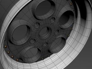Autostrada monza custom wheel 3D Model