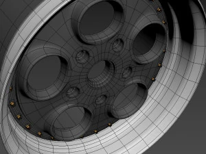 Autostrada monza custom wheel 3D Model