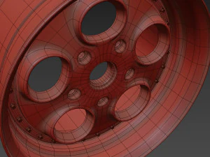 Autostrada monza custom wheel 3D Model