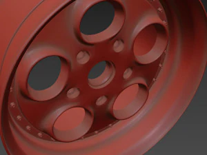 Autostrada monza custom wheel 3D Model