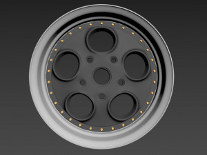 Autostrada monza custom wheel 3D Model