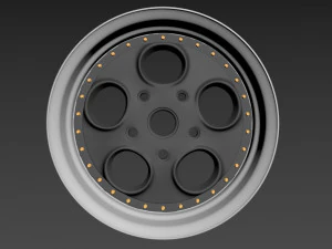Autostrada monza custom wheel 3D Model