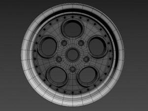 Autostrada monza custom wheel 3D Model