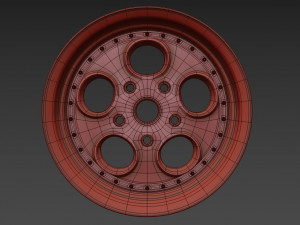 Autostrada monza custom wheel 3D Model