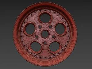 Autostrada monza custom wheel 3D Model