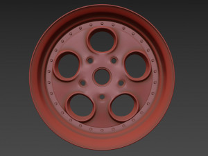 Autostrada monza custom wheel 3D Model
