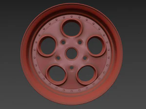 Autostrada monza custom wheel 3D Model