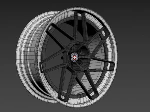 HRE RS309 wheel 3D Model