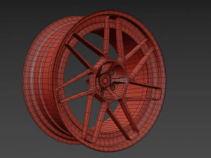 HRE RS309 wheel 3D Model