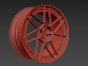 HRE RS309 wheel 3D Model