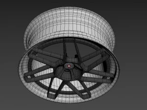 HRE RS309 wheel 3D Model