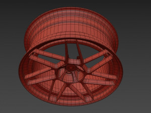 HRE RS309 wheel Modello 3D