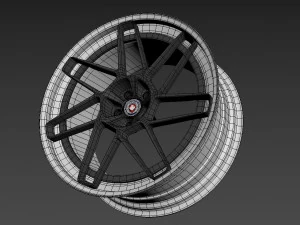 HRE RS309 wheel 3D Model