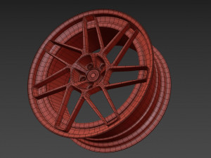 HRE RS309 wheel Modello 3D