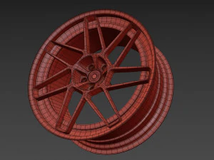 HRE RS309 wheel 3D Model