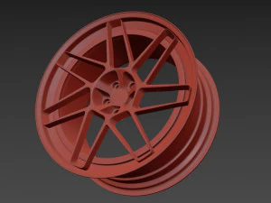 HRE RS309 wheel 3D Model
