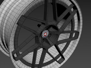 HRE RS309 wheel Modello 3D
