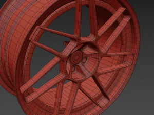 HRE RS309 wheel 3D Model