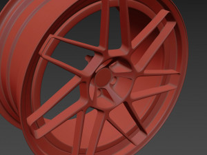 HRE RS309 wheel Modello 3D