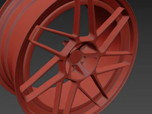 HRE RS309 wheel 3D Model