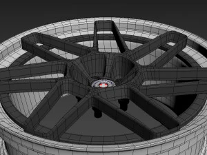 HRE RS309 wheel 3D Model