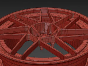 HRE RS309 wheel 3D Model