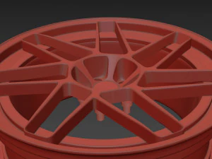 HRE RS309 wheel 3D Model