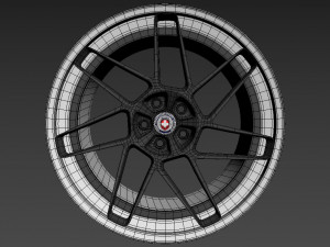 HRE RS309 wheel Modello 3D