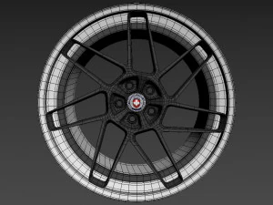HRE RS309 wheel 3D Model