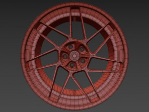 HRE RS309 wheel Modello 3D