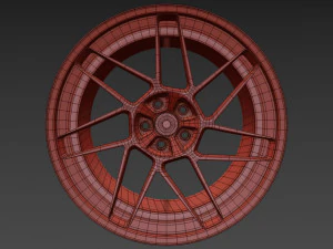 HRE RS309 wheel 3D Model