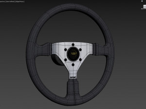 Momo steering wheel 3D Model