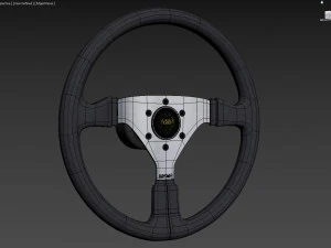 Momo steering wheel 3D Model