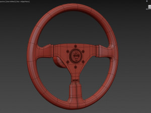 Momo steering wheel 3D Model