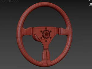 Momo steering wheel 3D Model