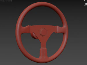 Momo steering wheel 3D Model