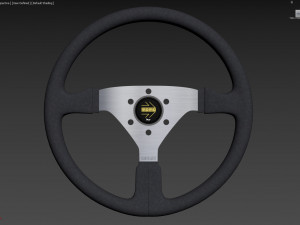 Momo steering wheel 3D Model