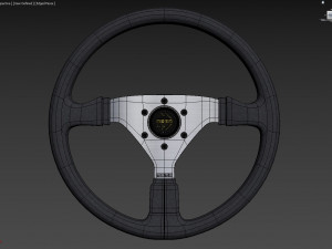 Momo steering wheel 3D Model