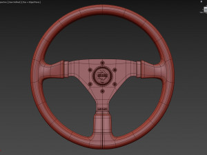 Momo steering wheel 3D Model
