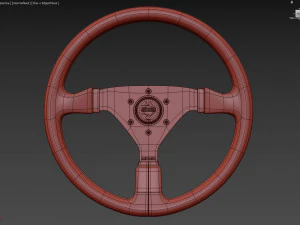 Momo steering wheel 3D Model